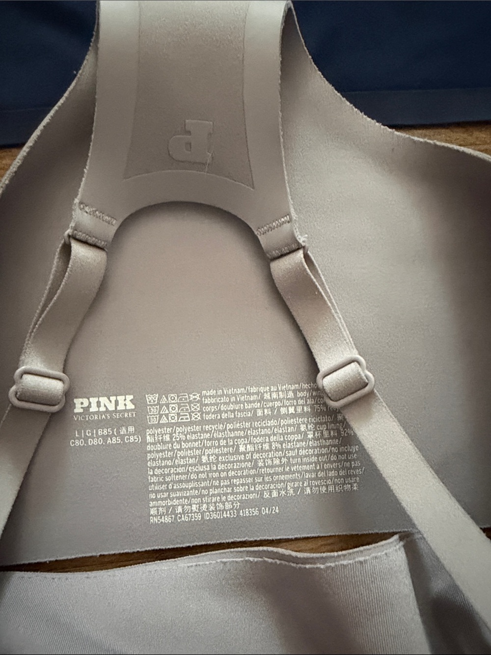 Victoria’s Secret PINK Long Lined Cropped Bra - Bundle of 5 - Picture 3 of 6